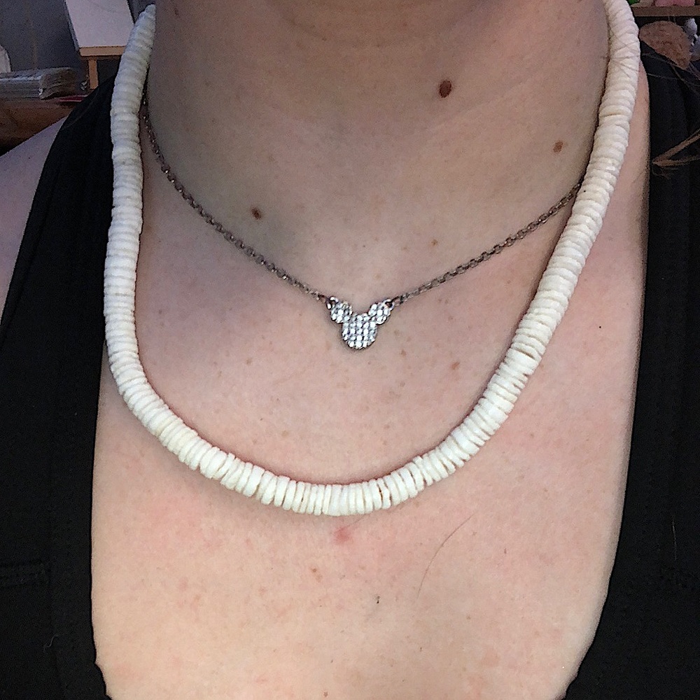 White Bead Necklace